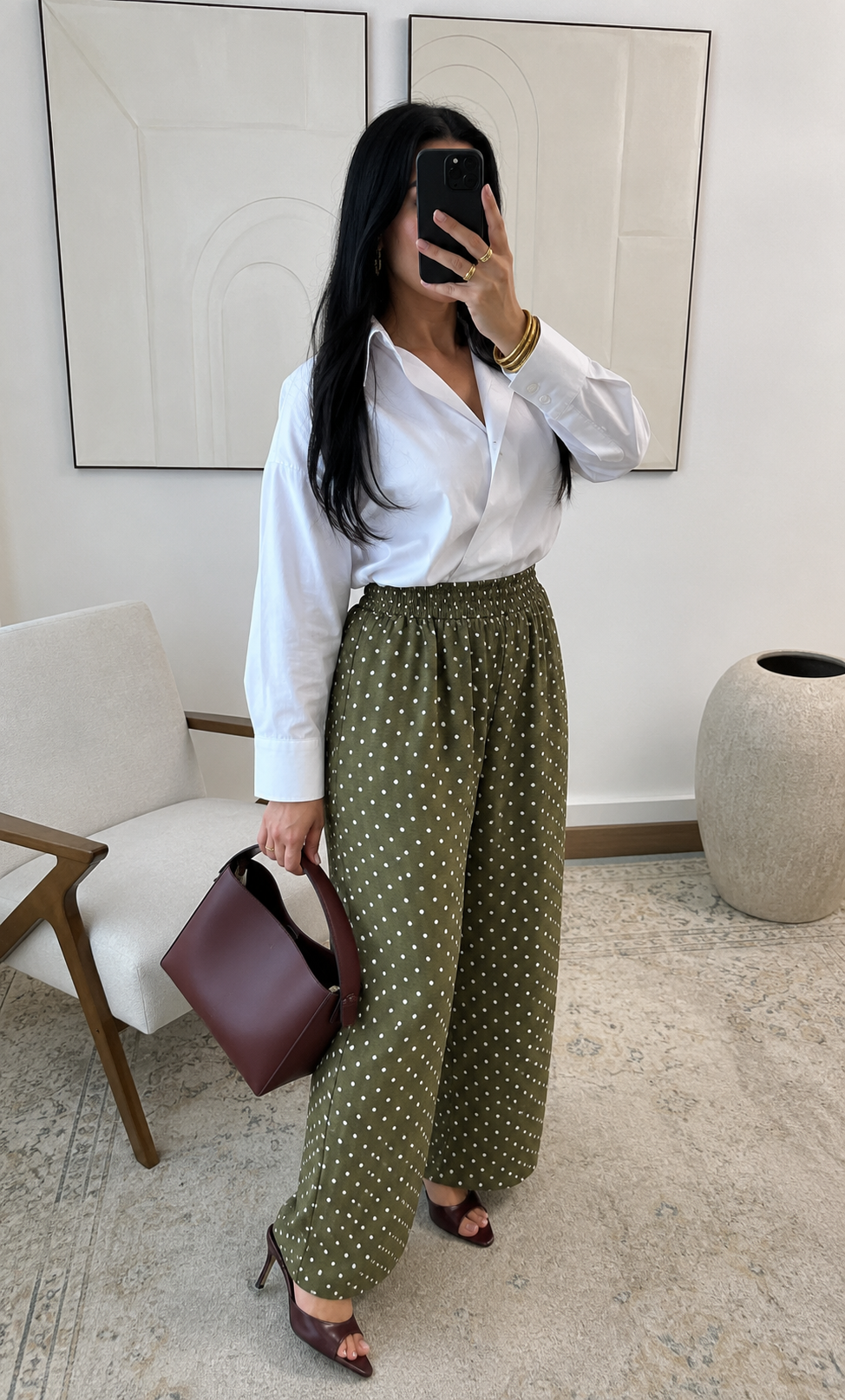 Polkadot broek